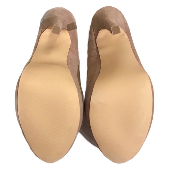 🆕 Shoemint Molly Blush Suede Heels - Picture 5 of 7